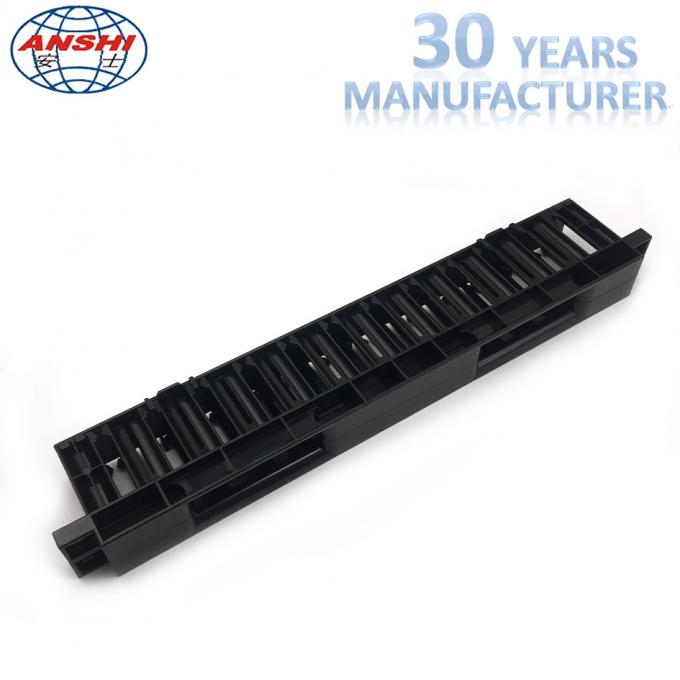 Gestión de cable horizontal 1u del soporte de estante del