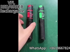 Luz verde VFL Tipo de vídeo recargable