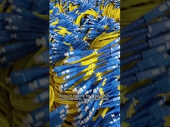 Producción del cordón de remiendo de la fibra óptica