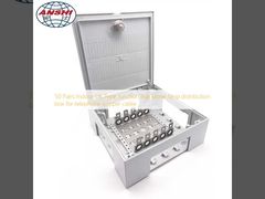 50 pares de caja de conexiones de tipo UK para interiores, caja de distribución con regleta krone para cable de cobre telefónico