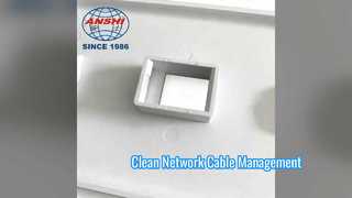 Placa de pared ANSHI RJ45 Fácil gestión de cables de red