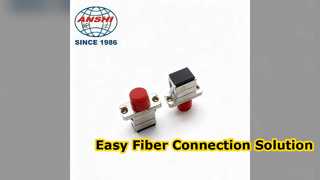 Configuración fácil del ST del SC LC del adaptador de fibra óptica de alta precisión