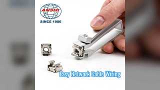 Herramienta de perforación profesional para cableado de cables de red