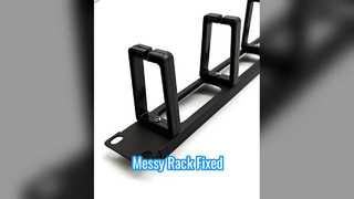 Administrador de cables en rack 1U Red limpia