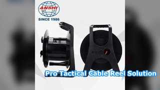 Carrete de cable táctico profesional de 30 m para cableado de red