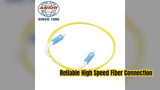 Cable de conexión de fibra óptica monomodo SC SC de alto rendimiento