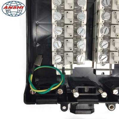 10 Paris Outdoor Telephone Distribution Terminal Block With Non - Protective STB Module for large telephone wire