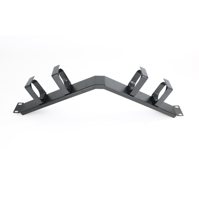 ANSHI 19 pulgadas de manejo de cable de metal 4 anillo XL-4020-3C-B