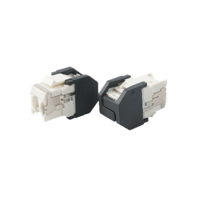 RJ45 3M Type STP CAT6 Unshielded Keystone Jack 180 Degree With Gold Plating