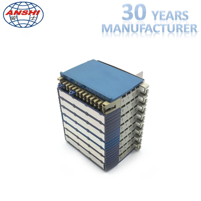 MPX286-16 120 color azul y blanco del marco de distribución de Digitaces del soporte de la pared de la unidad de sistema del ohmio 16