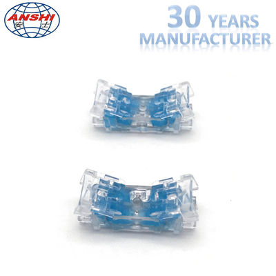 Conectores en línea de cuatro pares, conectores de cable de 0,4 - 0,7 mm, rellenos de gel, junta de bloqueo transparente