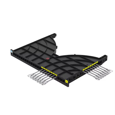 Manejador de cables de tipo de canal para el centro de datos