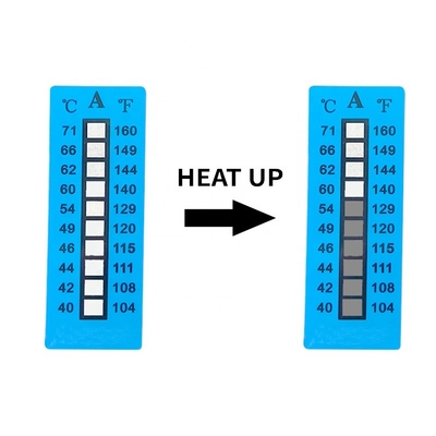 Etiquetas sensibles a altas temperaturas de 10 niveles