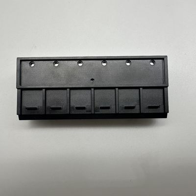 Adaptador del panel frontal con 6 ranuras RJ45 Keystone UTP para el panel de parches