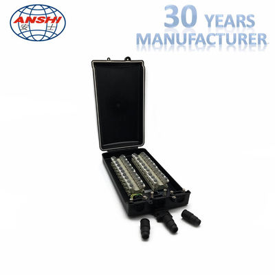 CAJA DE TERMINALES PARA EXTERIOR DE 20 PARES PARA MÓDULO STB, AMBAS INSTALACIONES DE MONTAJE EN PARED Y EN POSTE