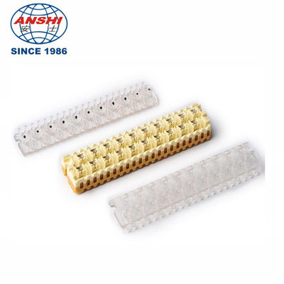 Bloque de terminales de Idc del peso ligero 110 10 pares de la capacidad 72m m de la longitud del color del amarillo