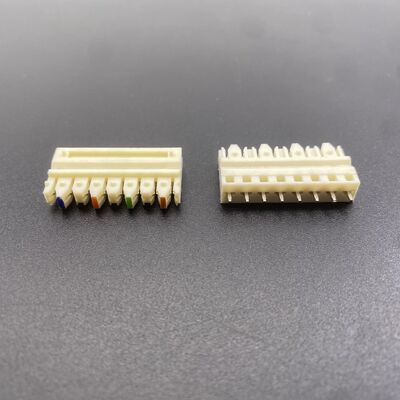 8 Pin 110 Tipo de PCB IDC Conector 4 impresión a color Bloque de terminal con 3,81 mm de ancho para conexiones eléctricas confiables