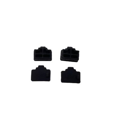 Silicone Black Corrosion Resistant RJ45 Port Dust Cover for Ethernet Port Protection