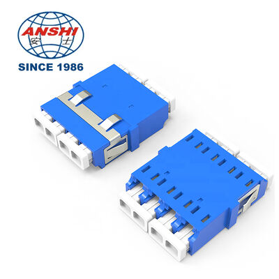 Caja terminal de distribución de adaptador de fibra óptica LC APC de alta calidad con metralla adaptativa de fijación multipropósito, material de PC