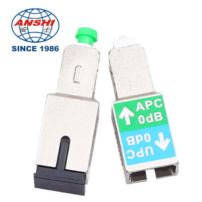 Atenuador de Fibra Óptica de Alto Rendimiento 0dB, Macho SC/APC - Hembra SC/UPC En Línea, Monomodo/Multimodo 1310/1550nm